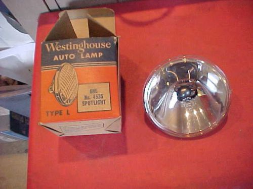 Nos vintage westinghouse tyle l  4535 spotlight bulb 6 8 volt 6 inch 30s 40s 50s