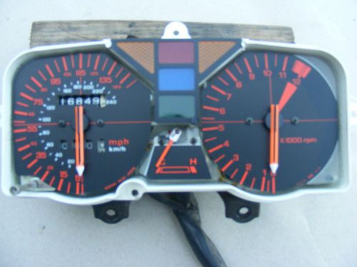 Vf500 honda interceptor instrument cluster speedometer tachometer-exc cond