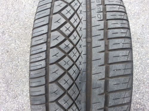 1x continental dws 245/35/19 p245/35zr19 tire 8-9/32 very nice no patches