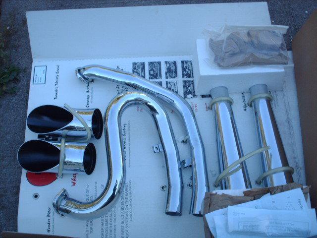 84-00 fxr hooker headers tuned flow 2 into 2 upswept exhaust with turn outs new
