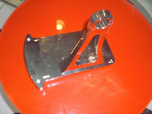 Harley and others chrome side mount license plate holder no reserve