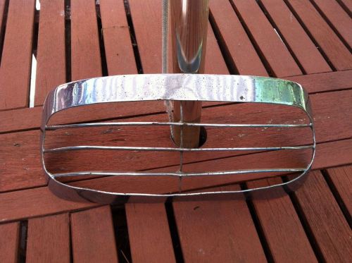 Vintage quarter midget front grill chrome metal body trim part race car