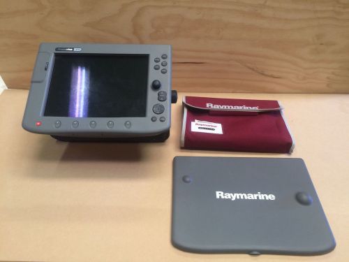 Raymarine c120 multi function display with radar and sounder.