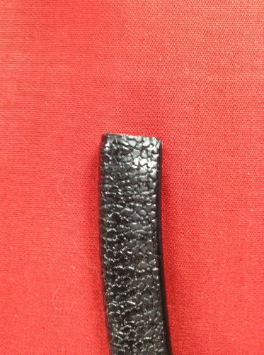 Flex boat trim lock molding lip q black 1/8&#034; 3/16&#034; vinyl textured edge by foot
