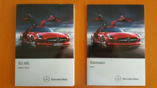 Unused mercedes benz 2012 sls amg  operator&#039;s  manual set for gullwing coupe!