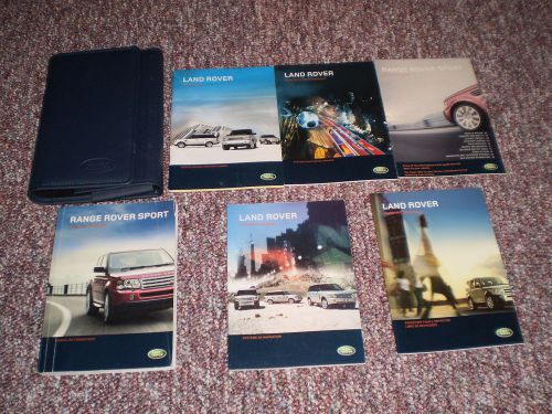 2008 land rover range sport suv owners manual books nav &amp; rear entert guide case
