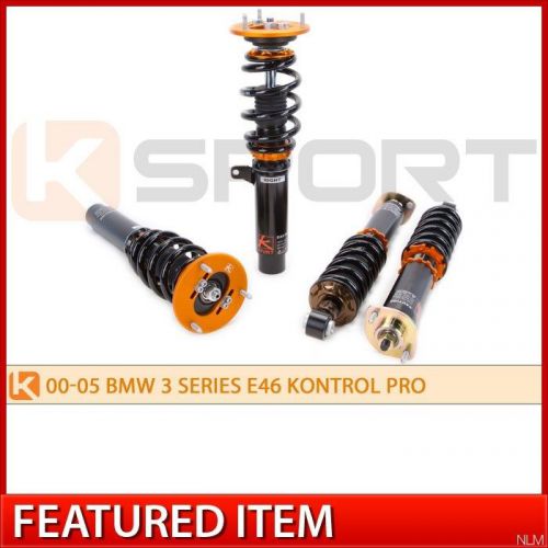 Ksport kontrol control pro coilovers kit for 2004 04 bmw 3 series e46 cbm030-kp