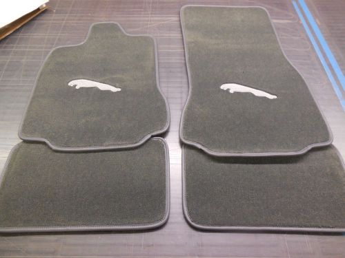 Jaguar xfr floor mats with leaping cats, brand new 4 piece set!