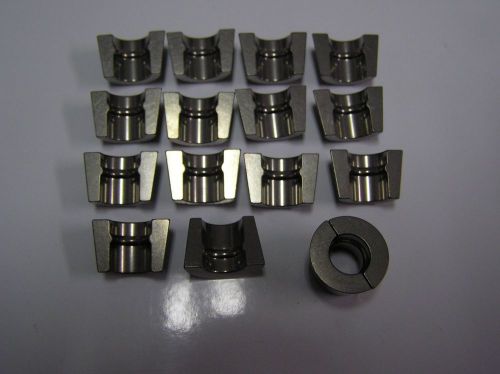 New 5/16&#034; titanium valve locks -.050 bead groove super 7 xceldyne race 062315-32