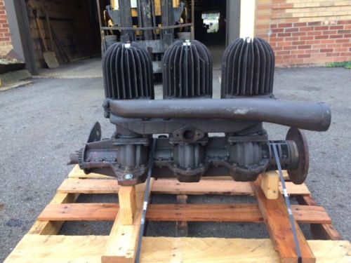 Hatfield truck engine three cylinder air cooled two cycle circa 1910 rare!!!