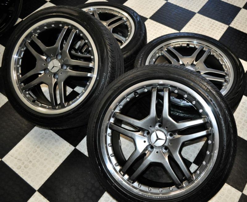 ★ mercedes 19 in s65 amg style rims / continental mo 255/40/19 tires cl550 s550