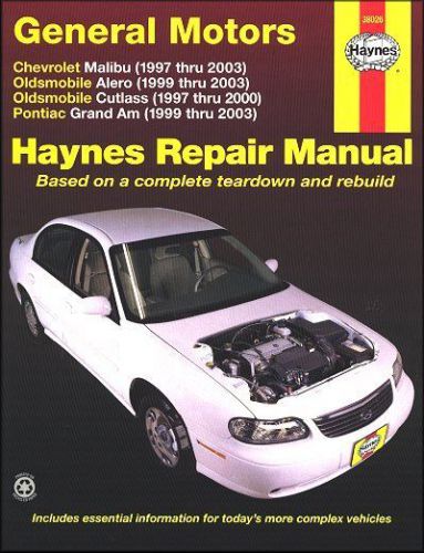 Chevy malibu, oldsmobile alero and cutlass, pontiac grand am repair manual 1997-