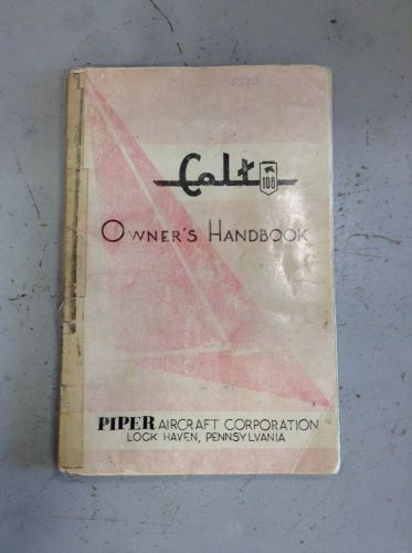Piper colt owner&#039;s handbook