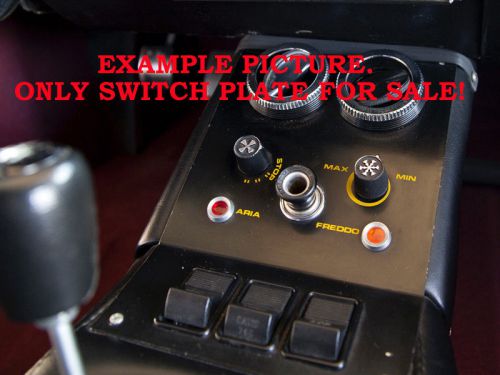Nos lamborghini countach lp400 console switch and vent panel part #006111104