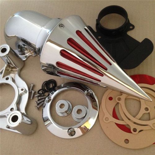 Chrome air cleaner kits for harley dyna electra glide flhx road king 2008-2012