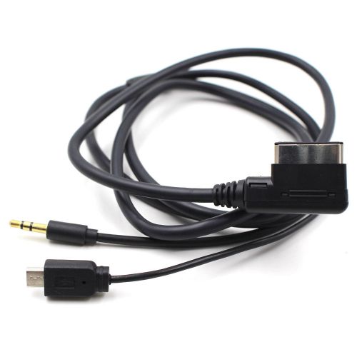 Aux ami mmi audio adapter micro usb charger cable for mercedes benz