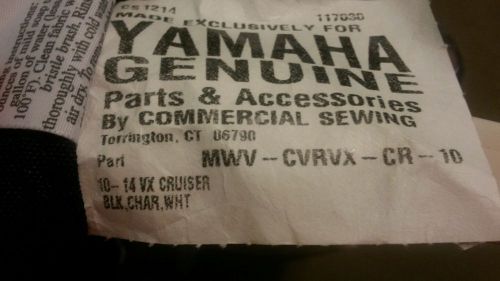 USED Yamaha Wave Runner Cover 2010-14 VX CRUISER MWV-CVRVX-CR-10 OEM BLACK GRAY, US $89.99, image 1