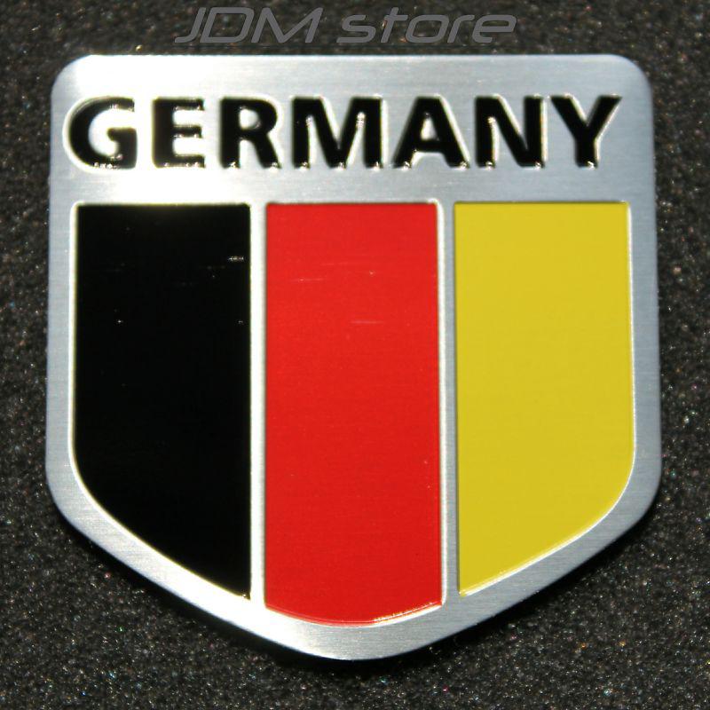 Germany flag emblem sticker badge (fits bmw audi mercedes volkswagen)