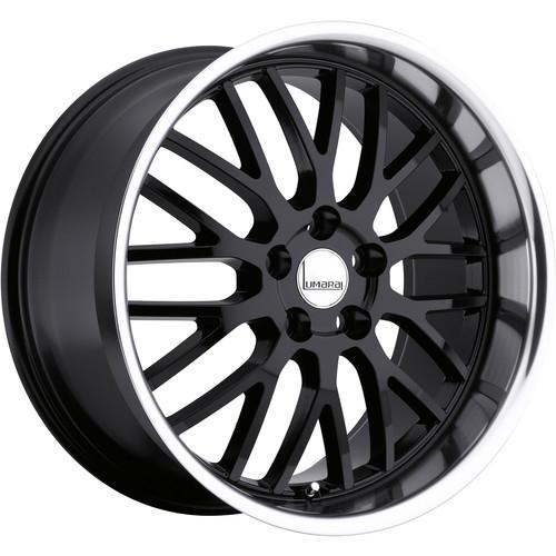 18x9.5 black lumarai kya wheels 5x120 +31