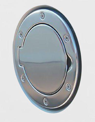 Rugged ridge billet style polished aluminum gas door cover