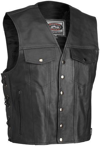 River road frontier leather vest  xx-large