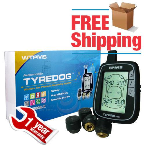 Tyredog wtpms external tire pressure monitoring system with 4 sensors exclusive