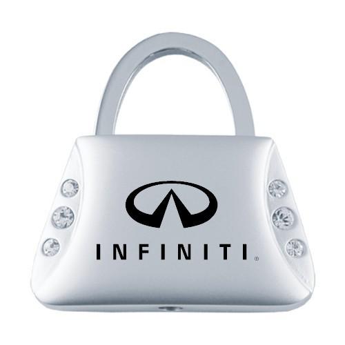 Infiniti jeweled purse keychain / key fob engraved in usa genuine