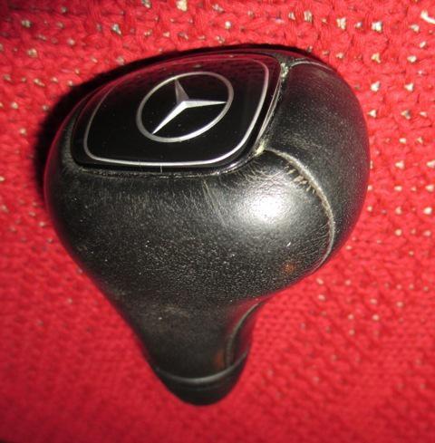  mercedes e320 w163 w202 w210 leather shifter knob cover black