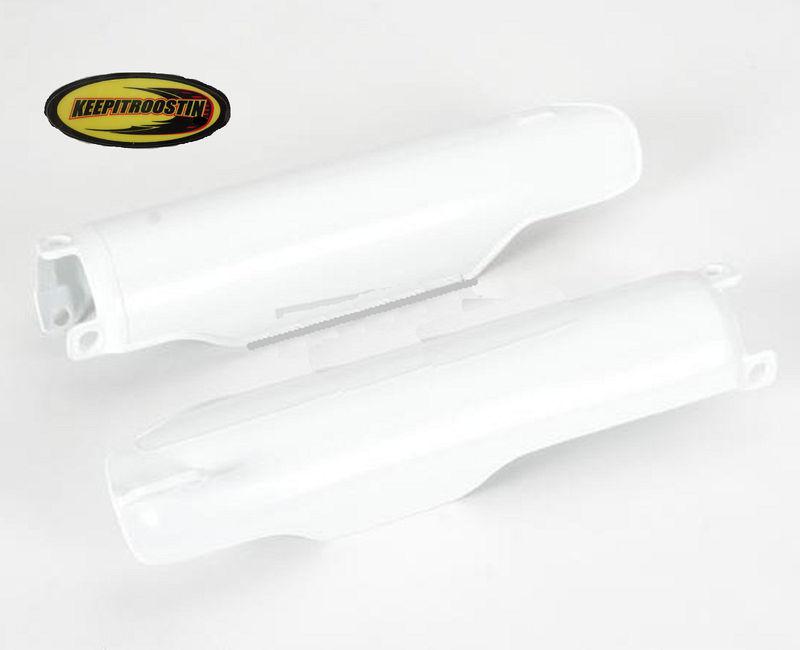 Fork guards plastic for honda cr 125 250 500 1993-2007 cr125 cr250 cr500 r 
