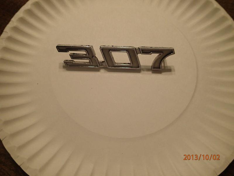 1969 70 71 72 chevrolet chevelle 307 l/h fender emblem