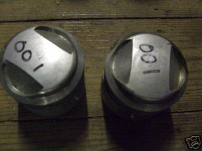 Triumph t100  60-66 +.001 pistons with rings nos