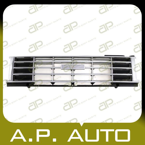 New front grille grill assembly replacement 84-86 toyota pickup 2wd black insert