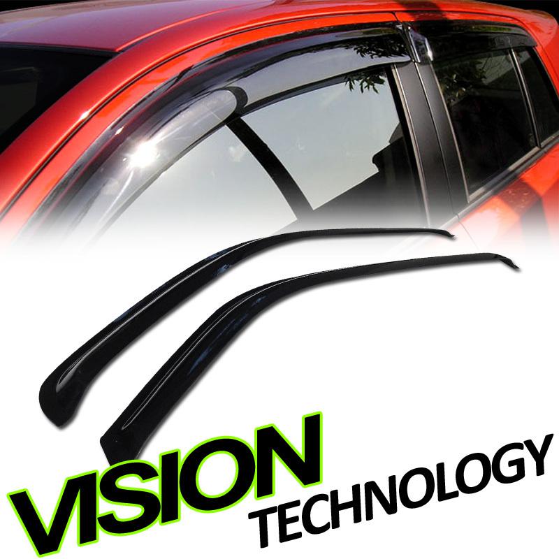 2pc vent shade window visors 99-07 gmc sierra crew/extended/standard cab classic
