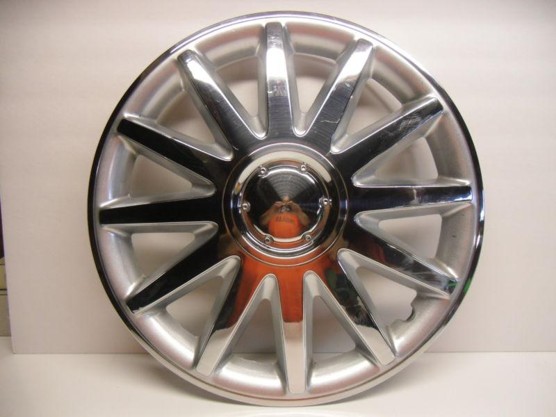 Kt-898  plastic aftermarket wheel cover 16 inch chrome silver brushed