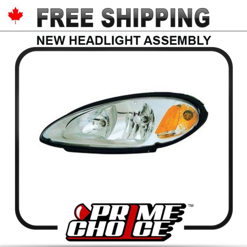 01-05 pt cruiser headlight headlamp assembly left driver side lh new with bulb