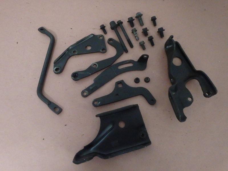 A/c compressor and misc power steering pump mounting brackets chevy 4.3l v6 