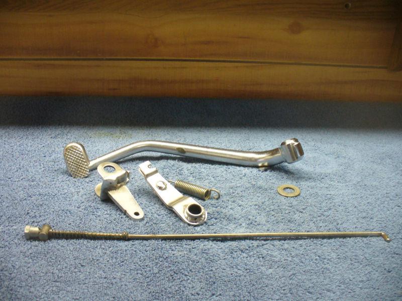  honda  ct70 1969-78  rear brake pedal spring rod complete assembly #08235 