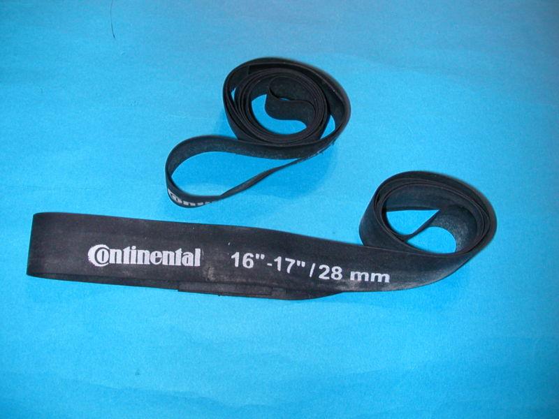 Two flaps  for protection inner tube "continental"  for rims 16" - 17"  mm 28