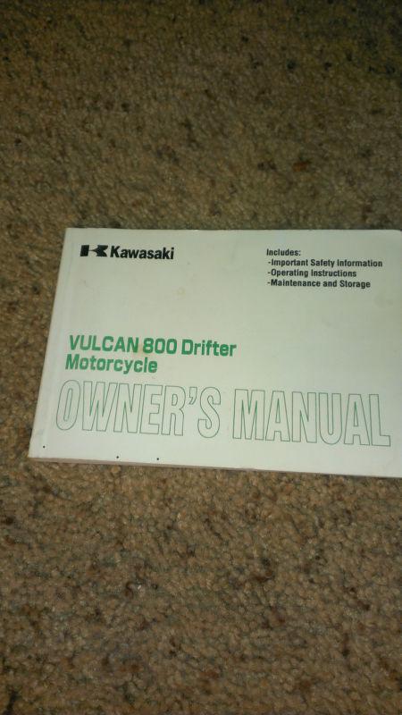 Kawasaki vulcan 800 drifter owners manual