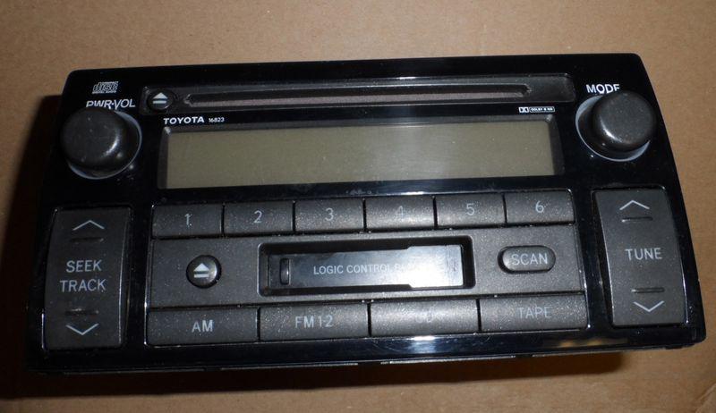 2002-2004 toyota camry am/fm radio tape cd player, 86120-aa040