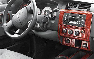 Dodge dakota sle slt interior burl wood dash trim kit 2008 2009 2010 2011 2012