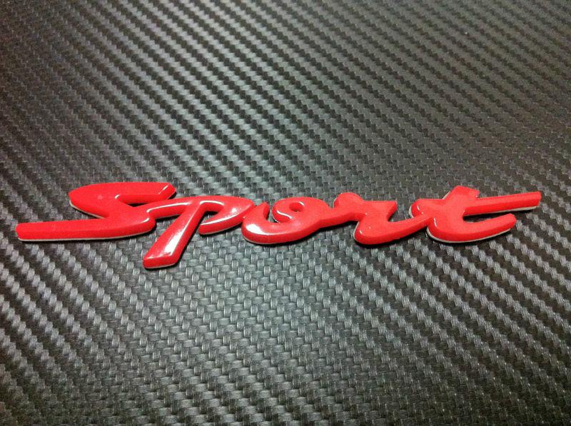 Suzuki swift sport red abs plastic badge emblem