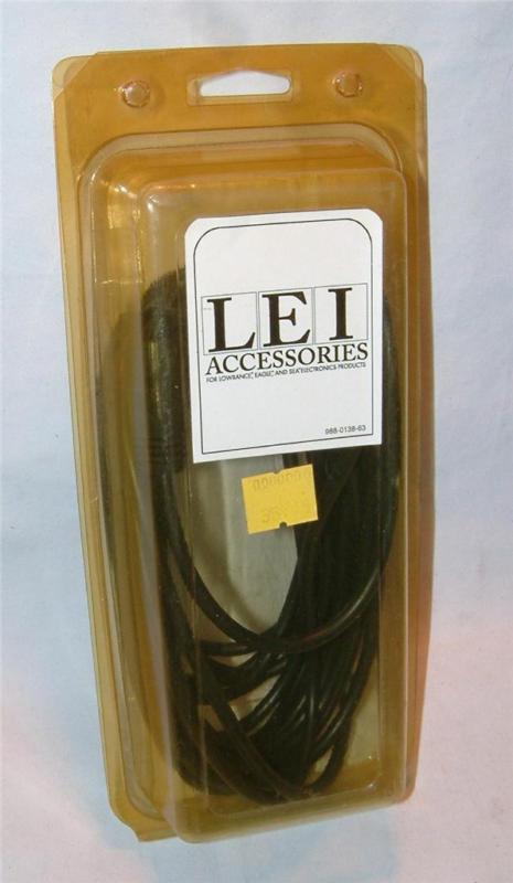 Lei accessories xt-12bk transducer extension cable 8-99 lowrance eagle sea elec