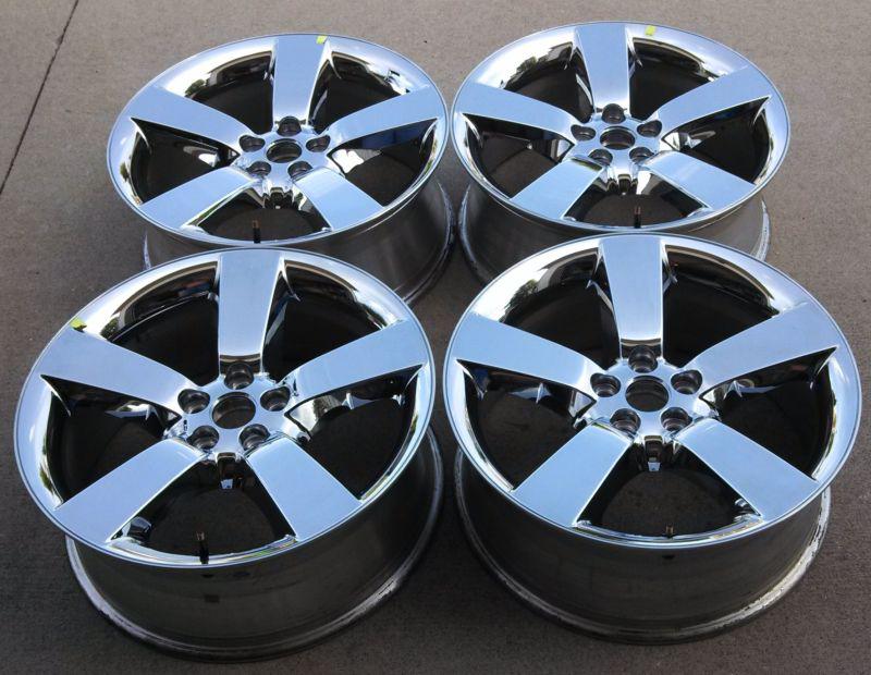 Dodge charger chrome wheels factory set of 4 genuine 20"