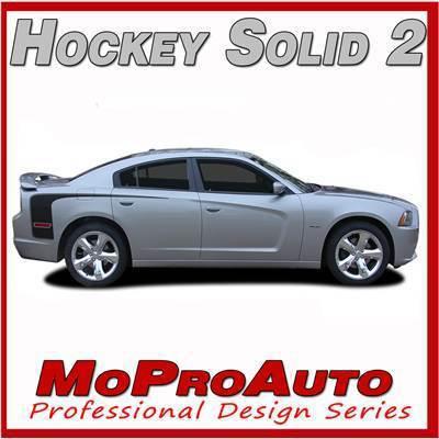 Hockey 2 dodge 2014 charger 3m side stripes decals graphics professional 435