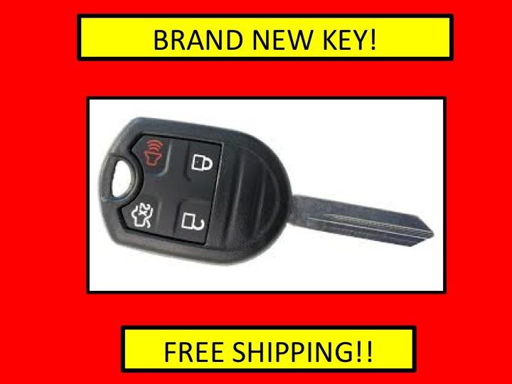 New replacement ford 4 button remote head key 80 bit 