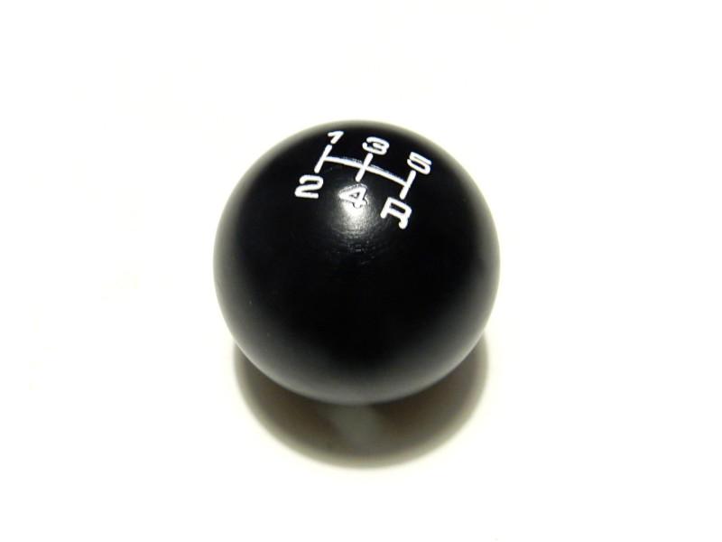 Round ball style 5 speed shift knob for toyota scion lexus vehicles mt - black