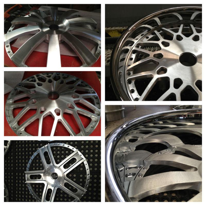  22inch custom 3-piece wheels available in multiple styles!