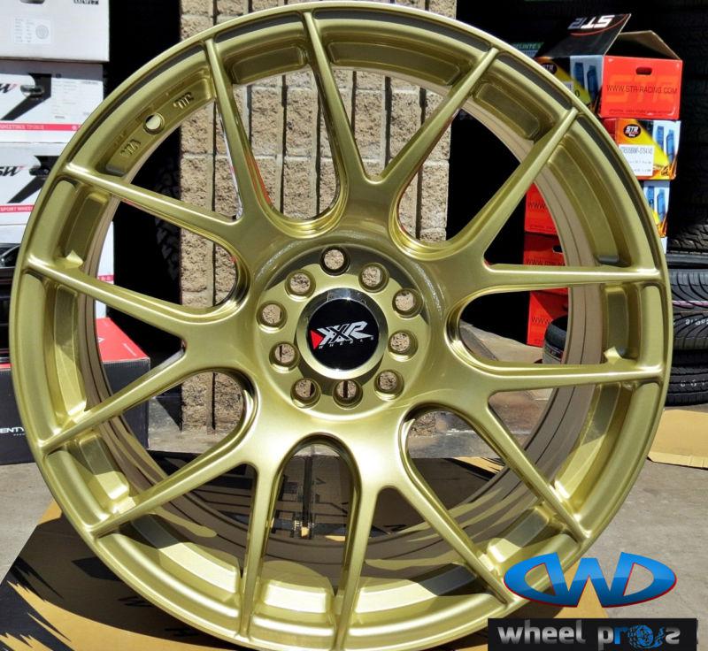 18" xxr 530 wheels w/ tires gold, flat black, chromium black 5x114 5x100 rims
