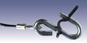 Tie down s hook chain keeper 81255